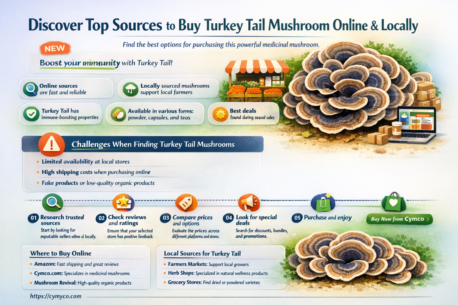 where to buy turkey tail mushroom