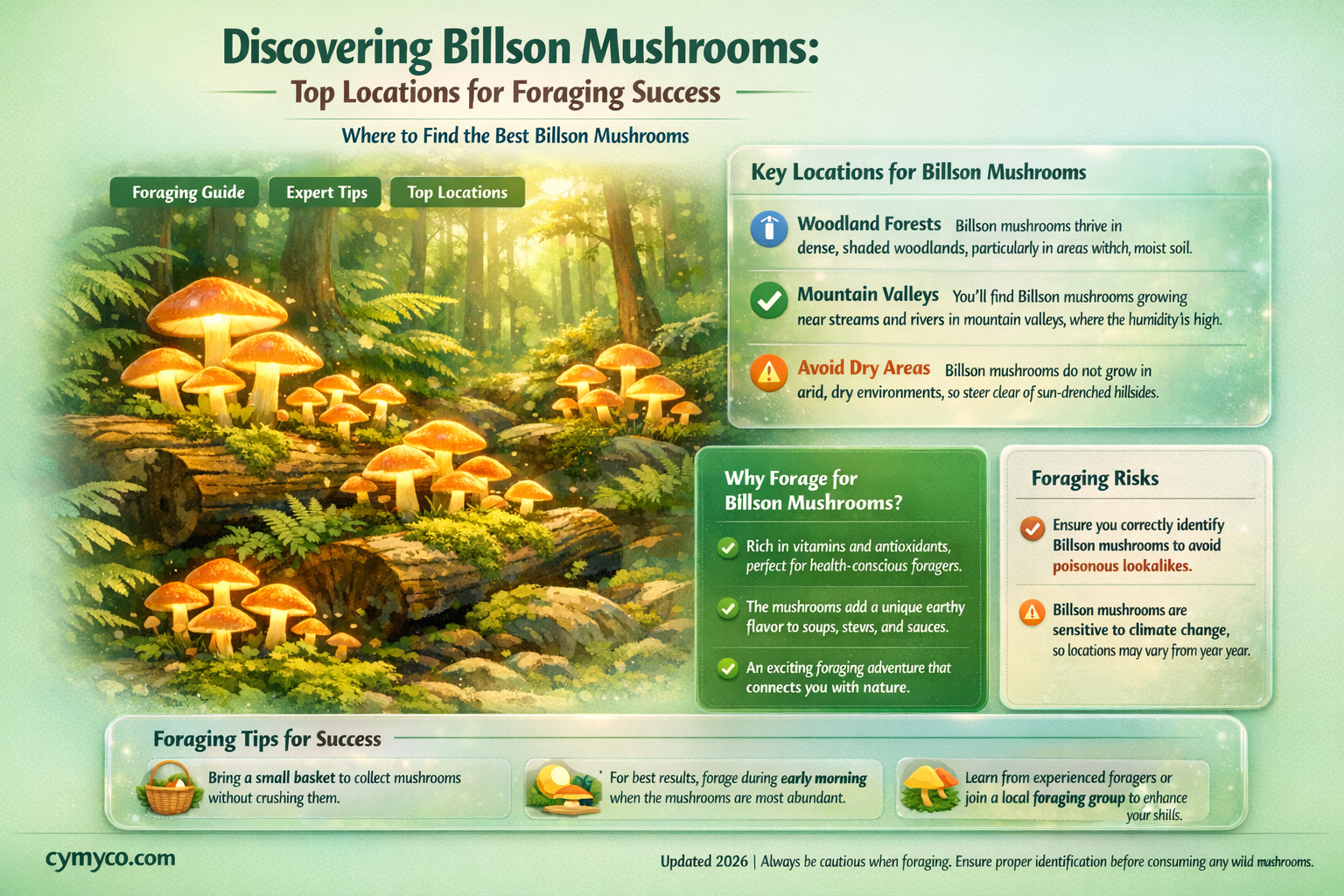 where to find billson mushrooms