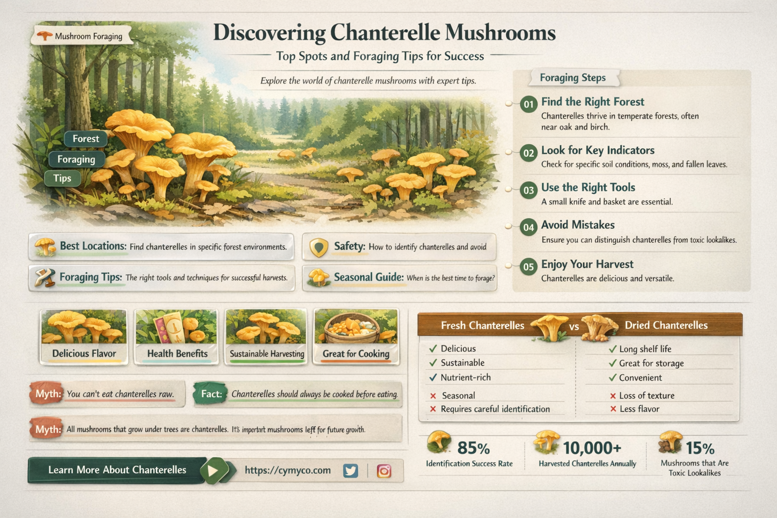 where to find chanterelle mushroom
