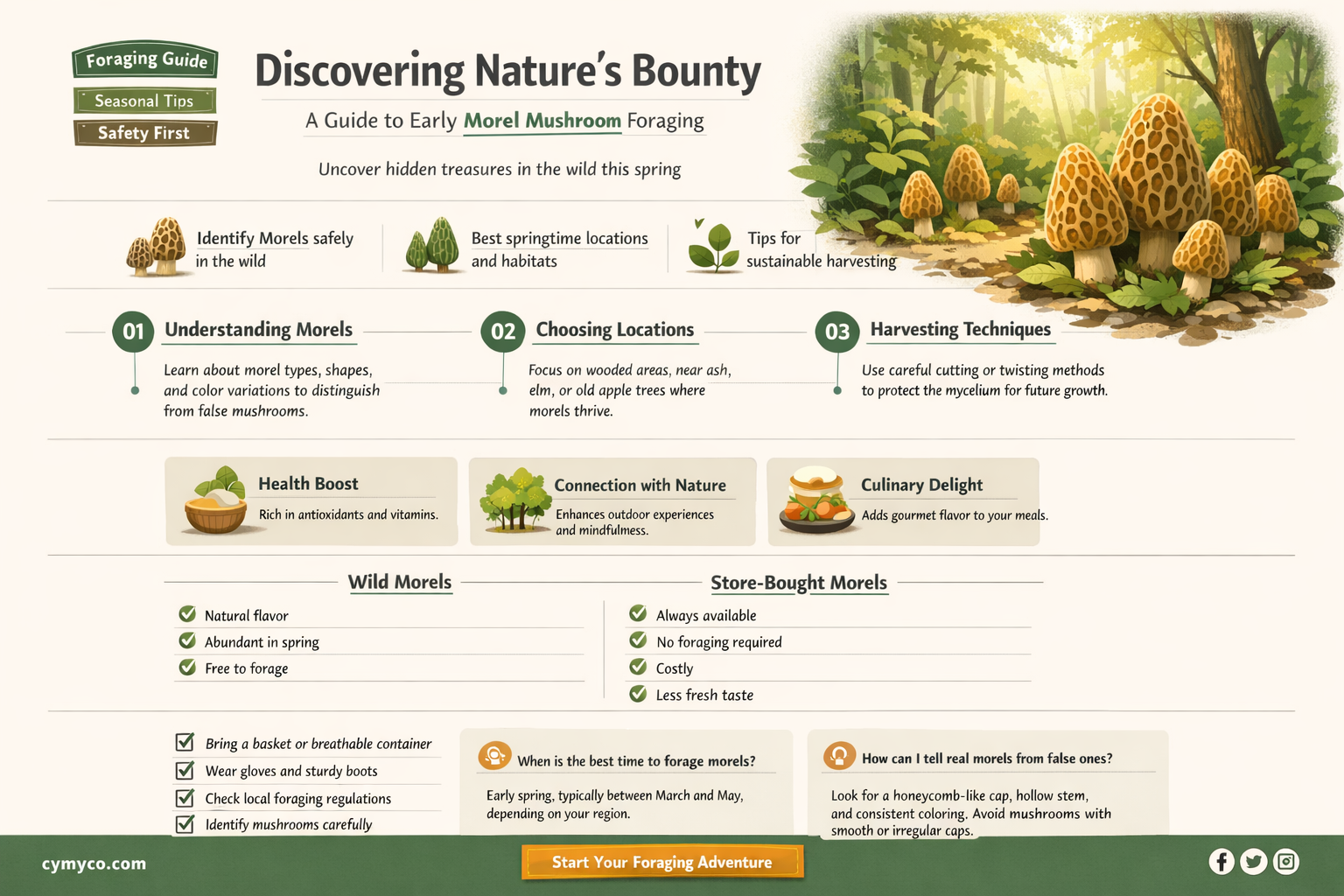 where to find early morel mushrooms