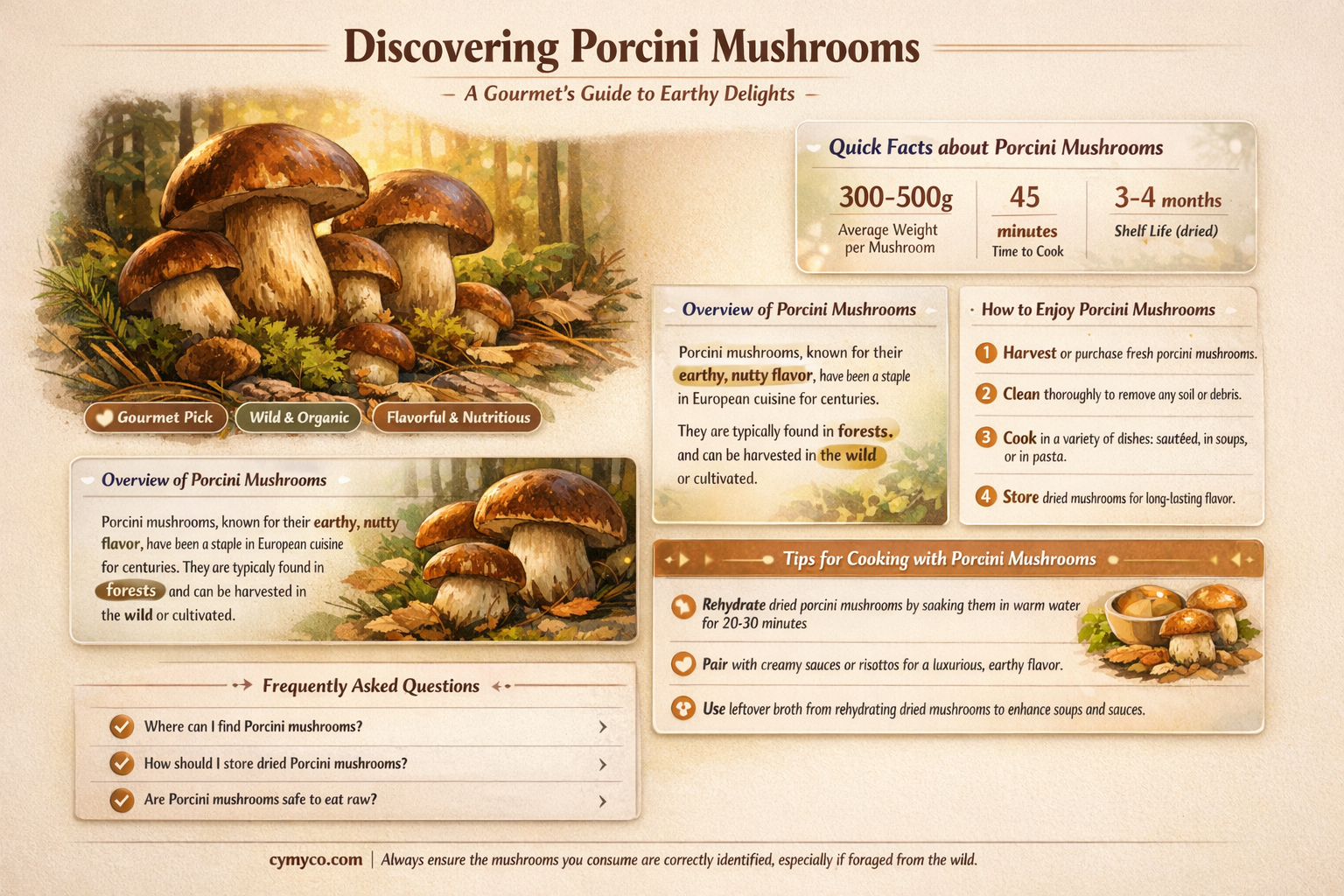 what is porcini mushrooms