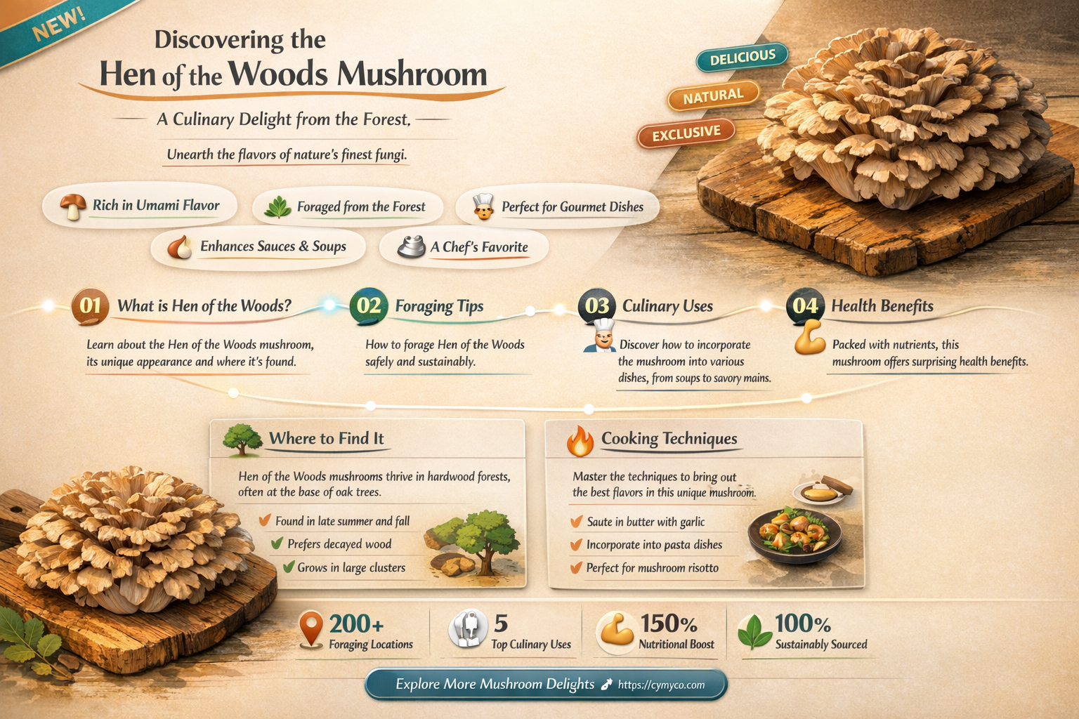 what is a hen of the woods mushroom