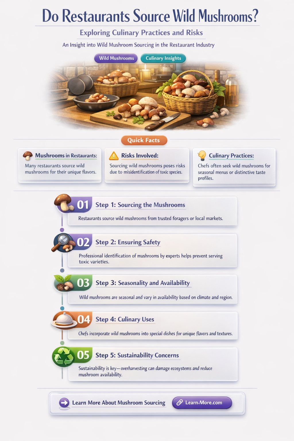 do restaurants buy wild mushrooms