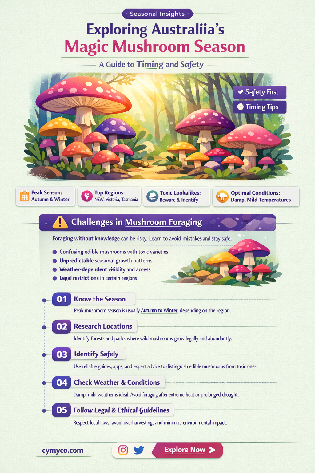 when is magic mushroom season australia