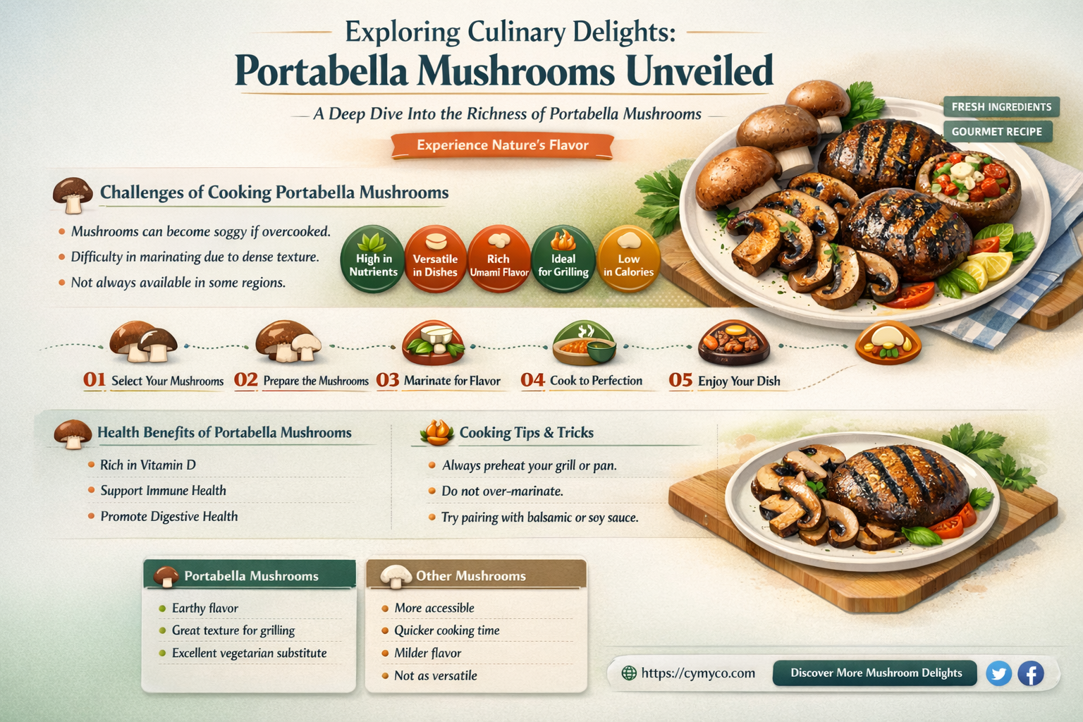 what to do with portabella mushrooms