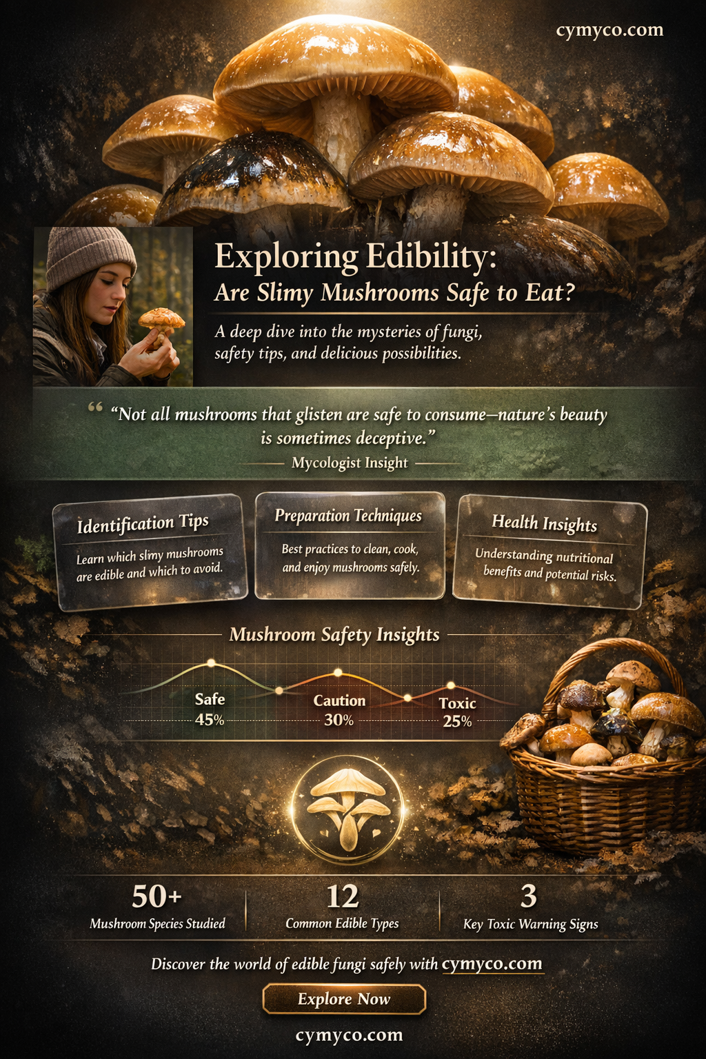 is it ok to eat mushrooms that are getting slimy