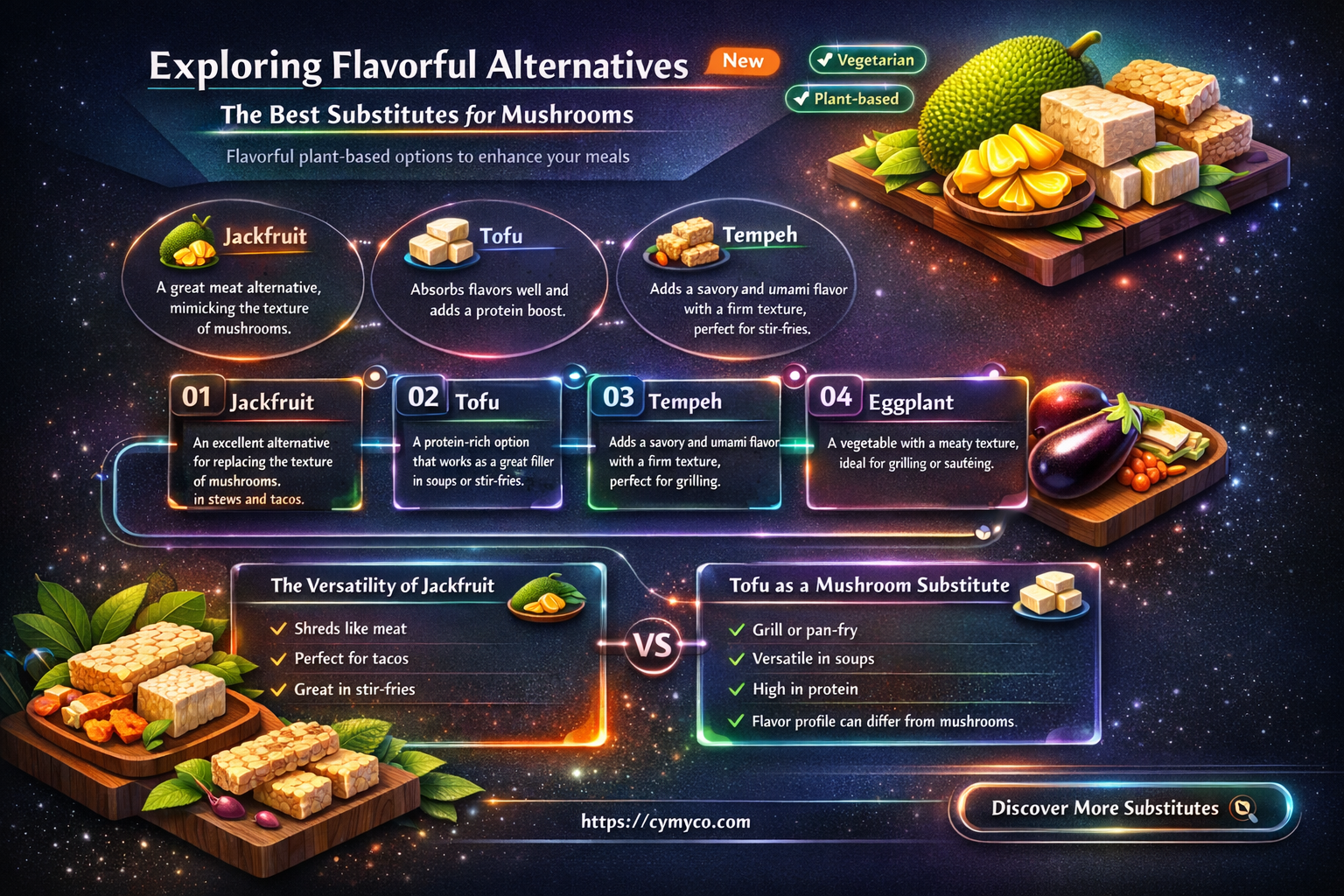 what is a good substitute for mushrooms