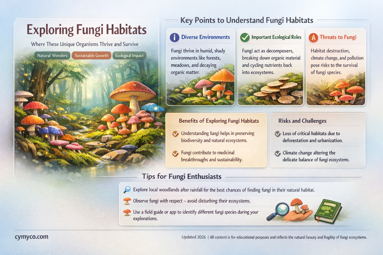where do fungi live
