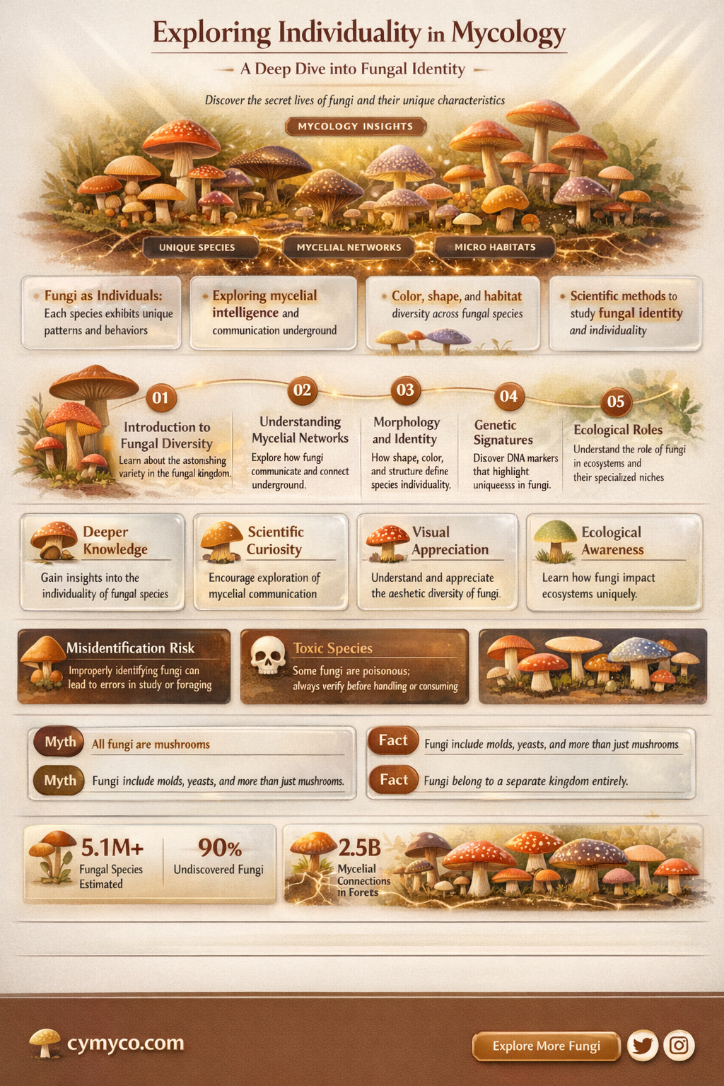 what does it mean in mycology to be an individual