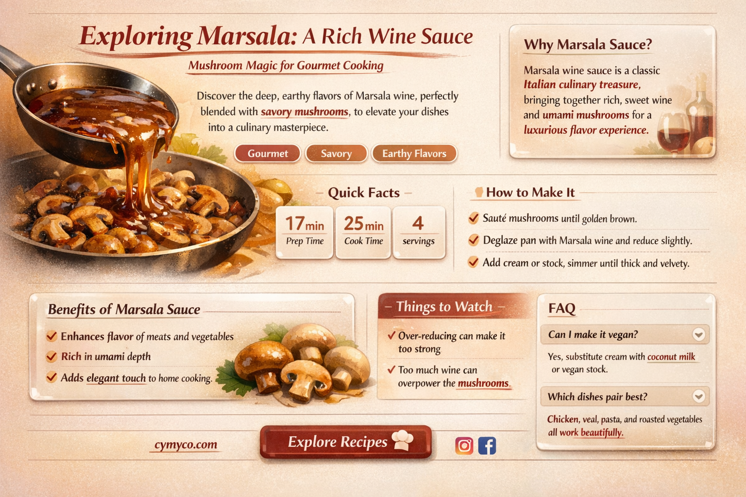does marsala have mushrooms