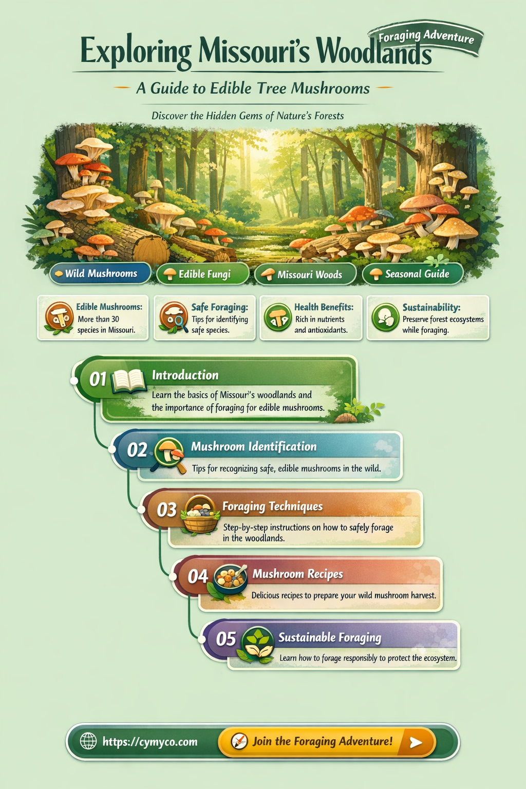 are all tree mushrooms edible in missouri