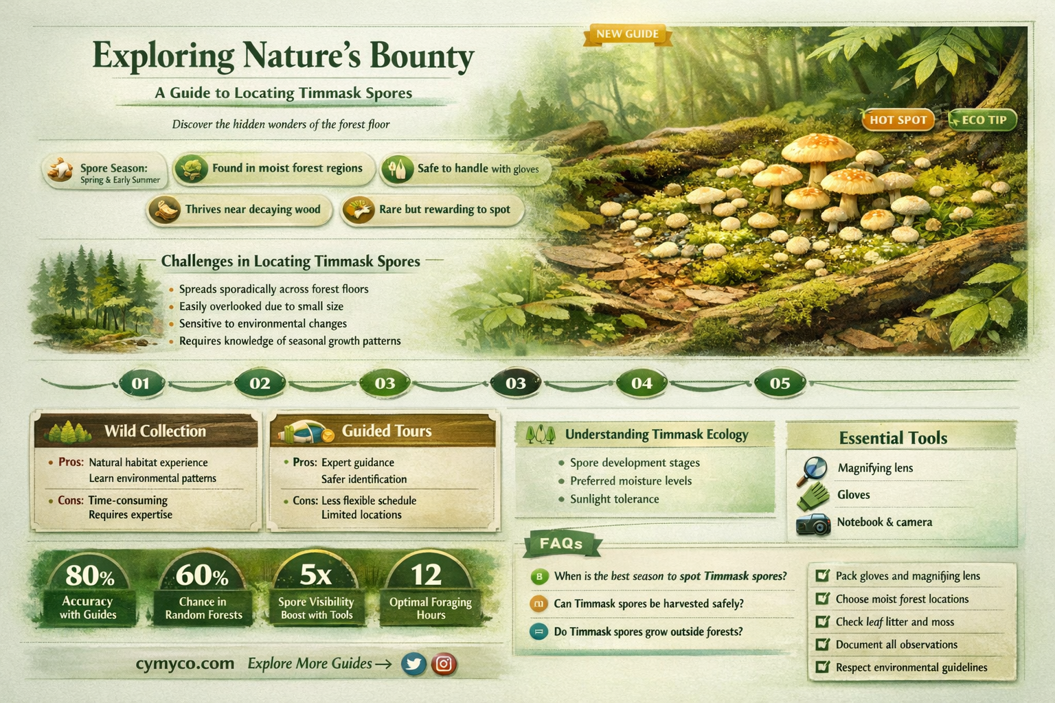 where to find timmask spores