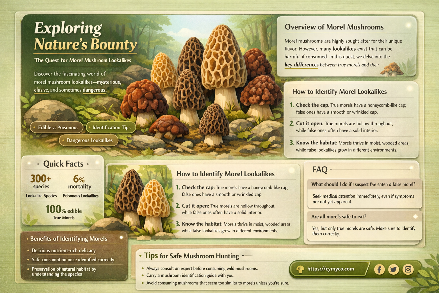 are there any mushrooms that look like morels