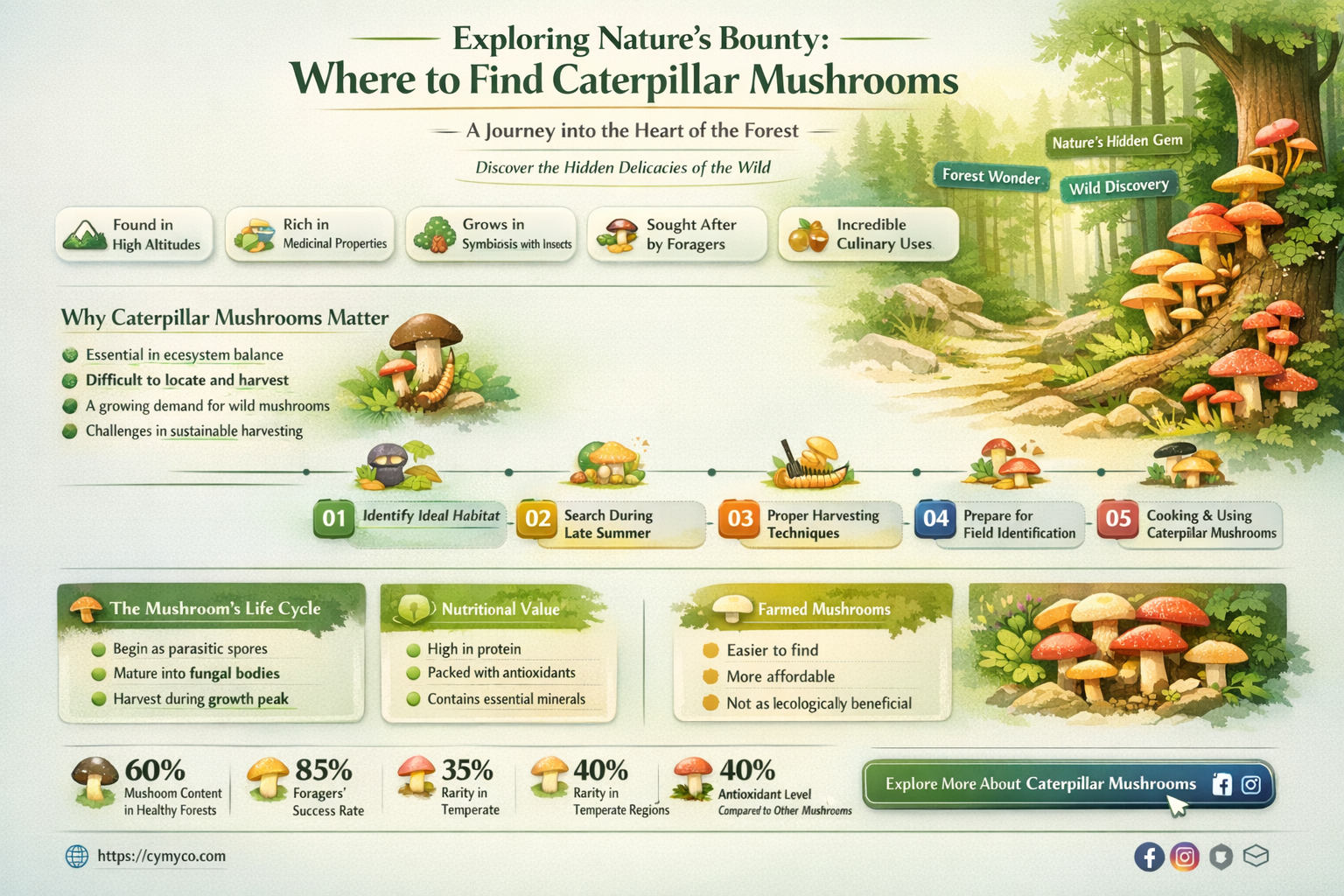 where buy catepillar mushroom