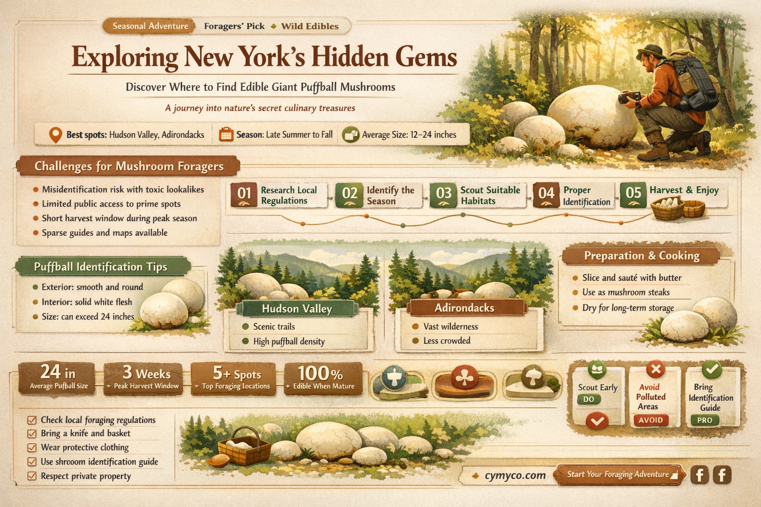 where to find edible giant puffball mushrooms ny