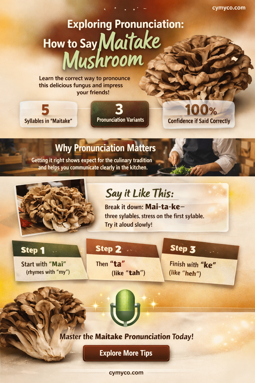 how to say maitake