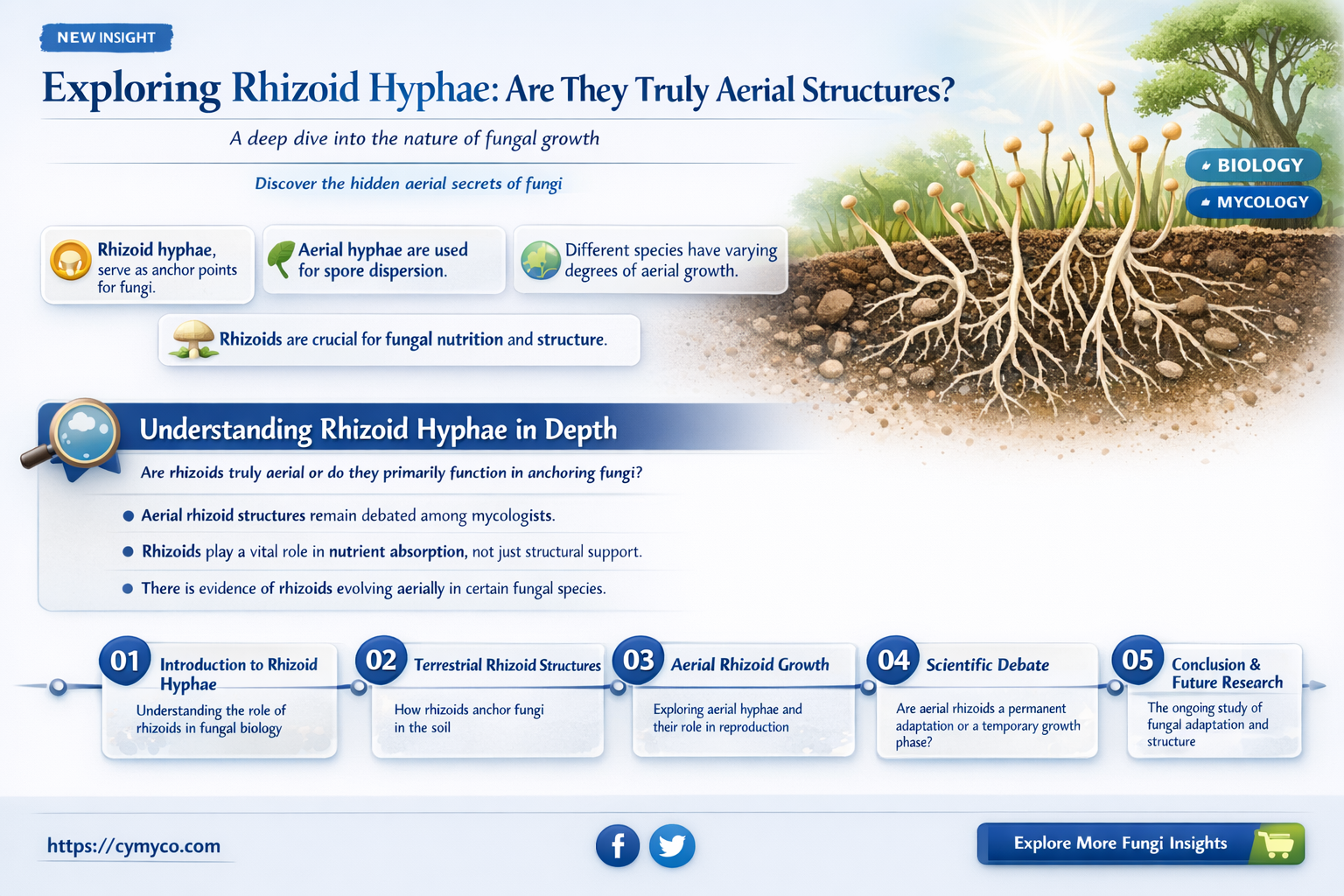 are rhizoid hyphae aerial