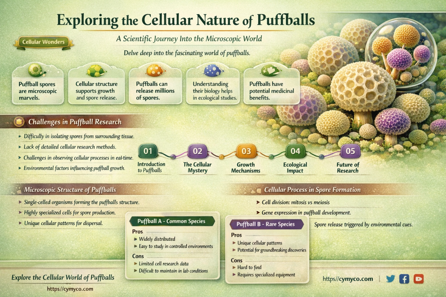 are puffballs unicellular or multicellular