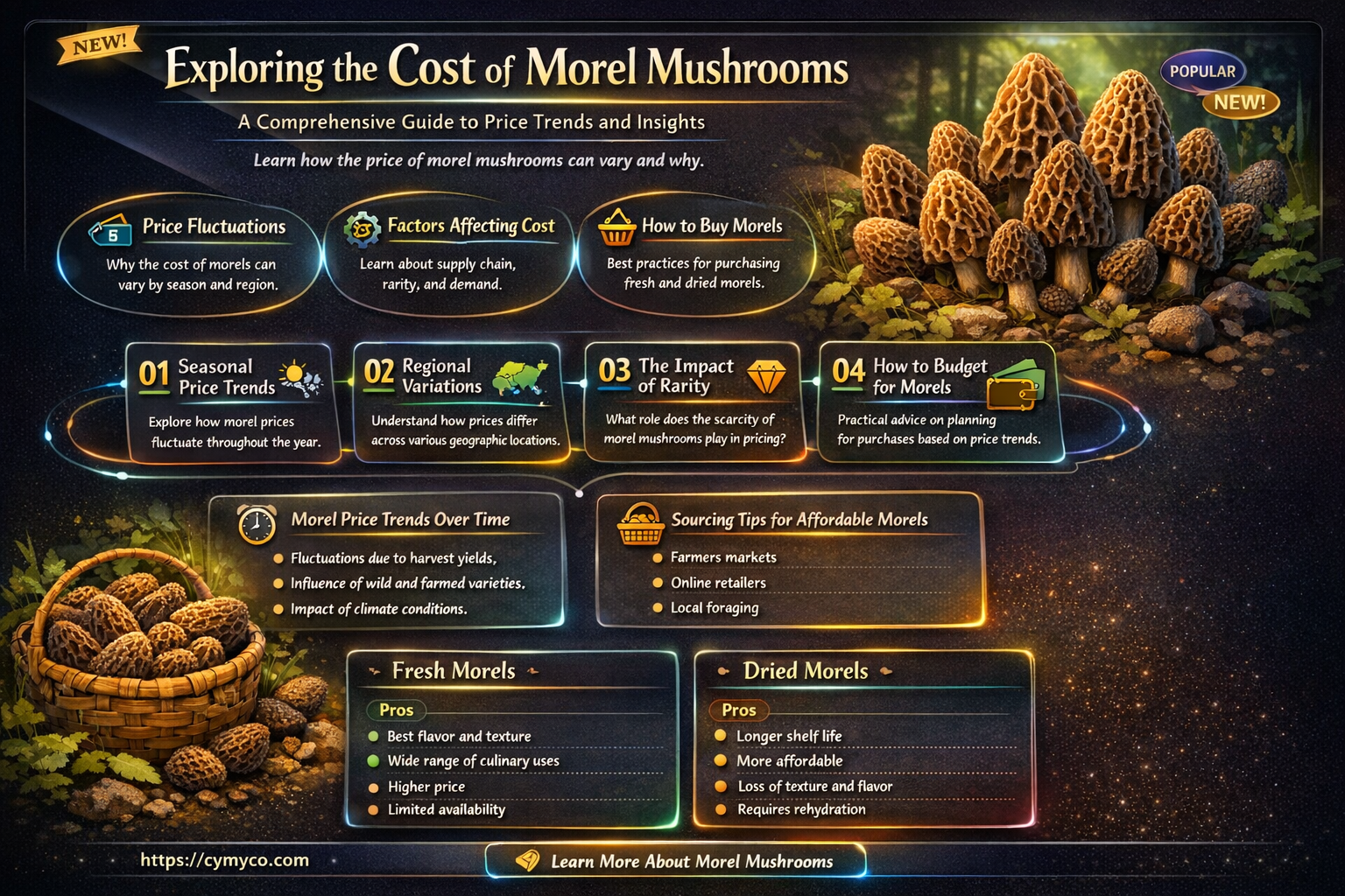 how much is morleres mushrooms