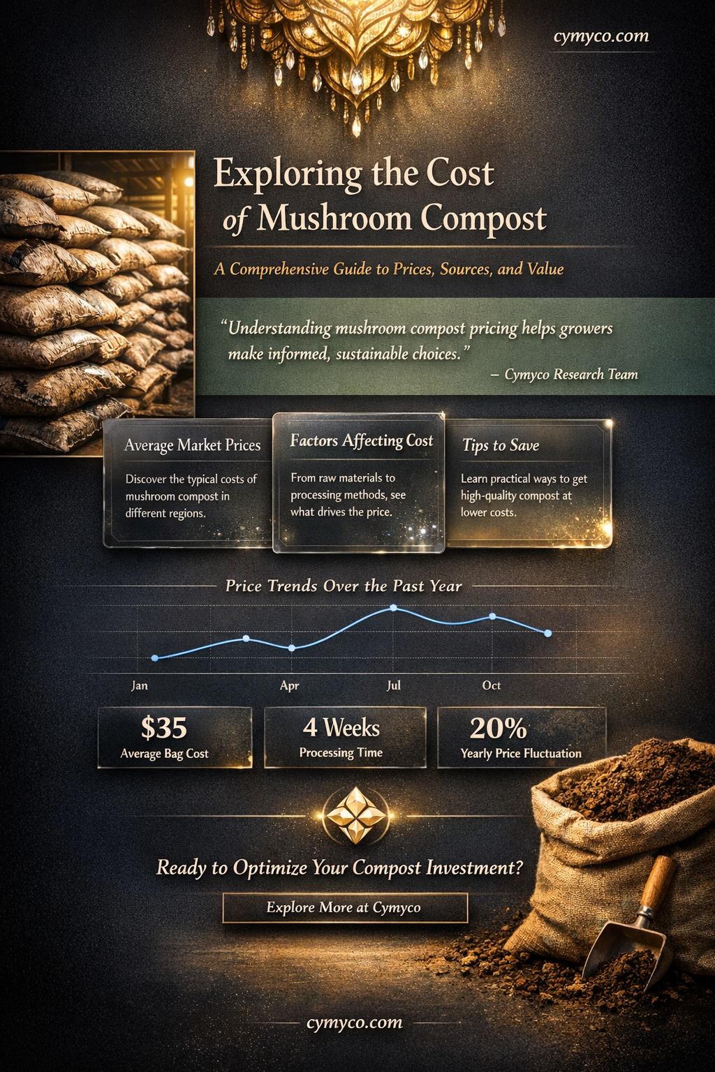 how much is mushroom compost