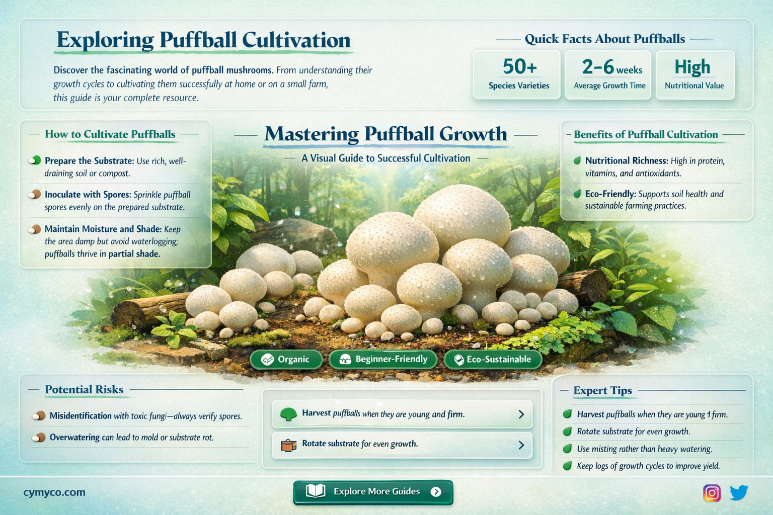 can you cultivate puffballs