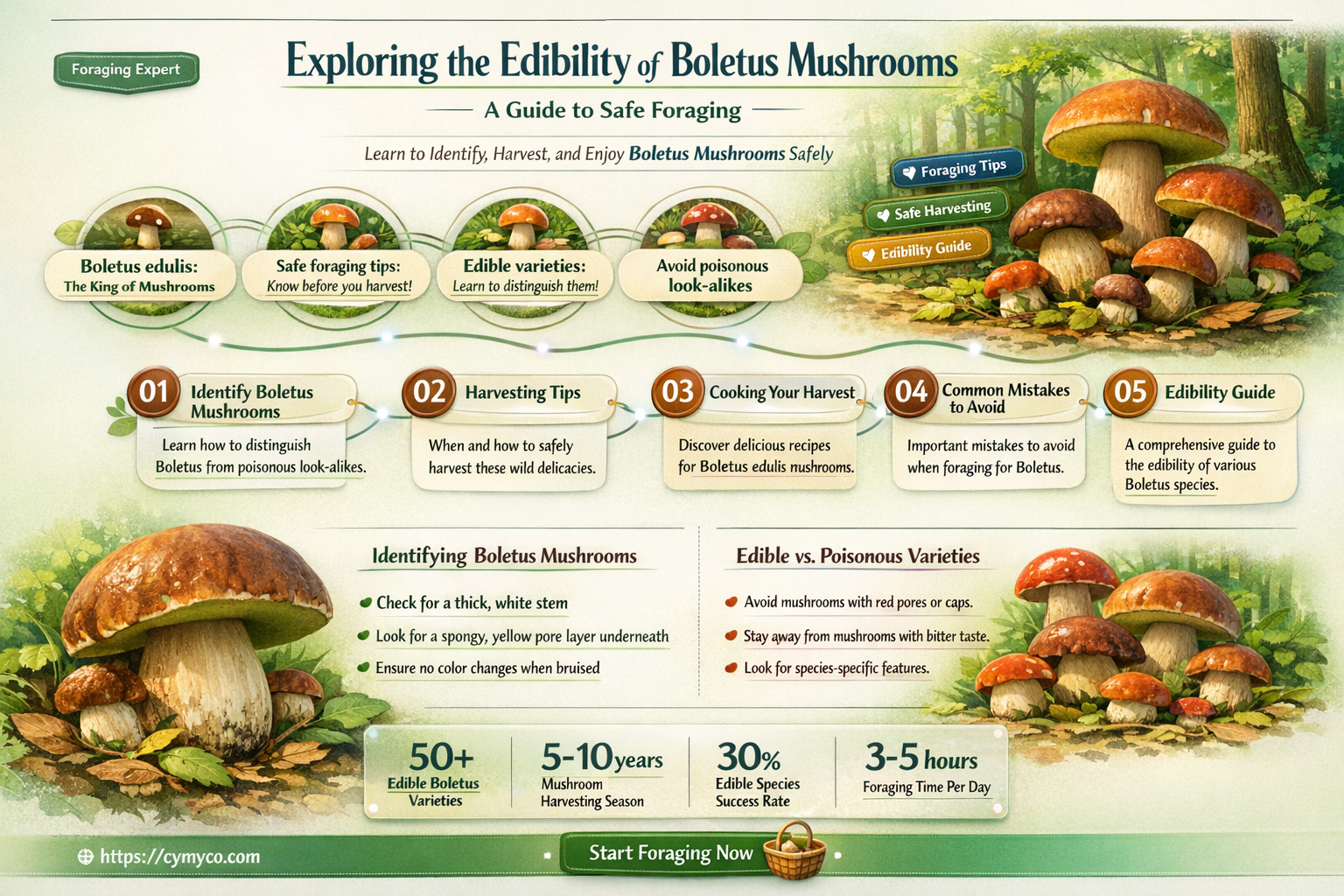 are any boletus mushrooms poisonous