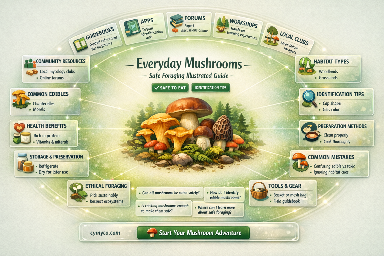 are common mushrooms poisonous