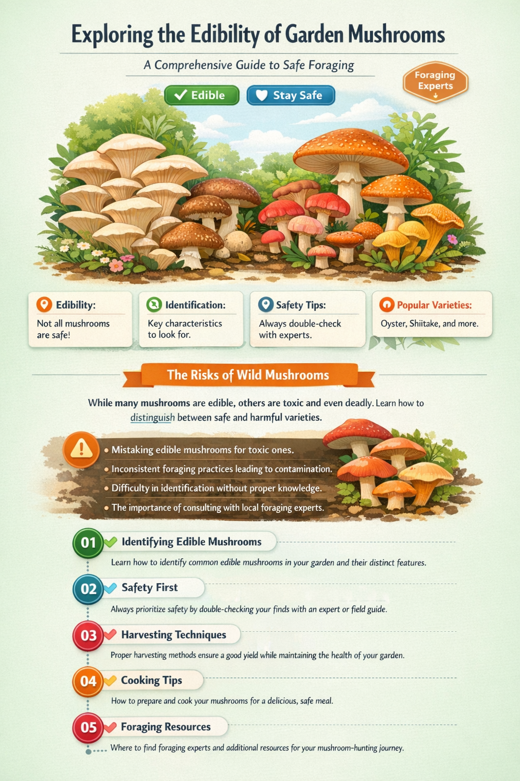 are all garden mushrooms poisonous