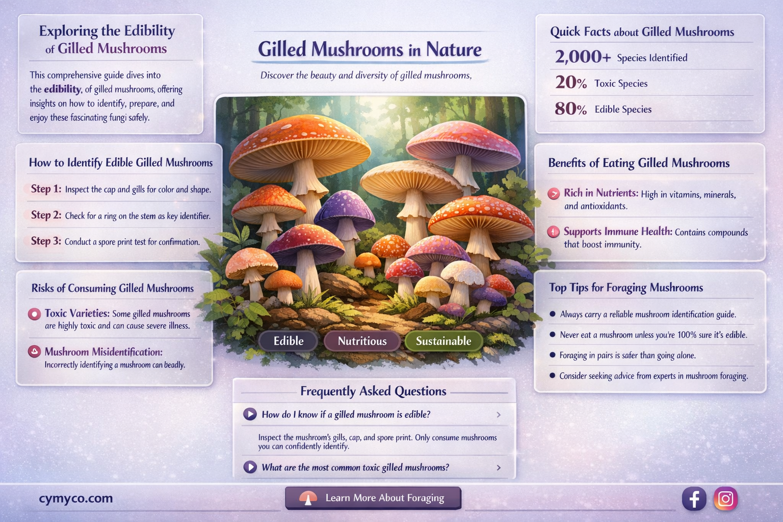 are all gilled mushrooms poisonous