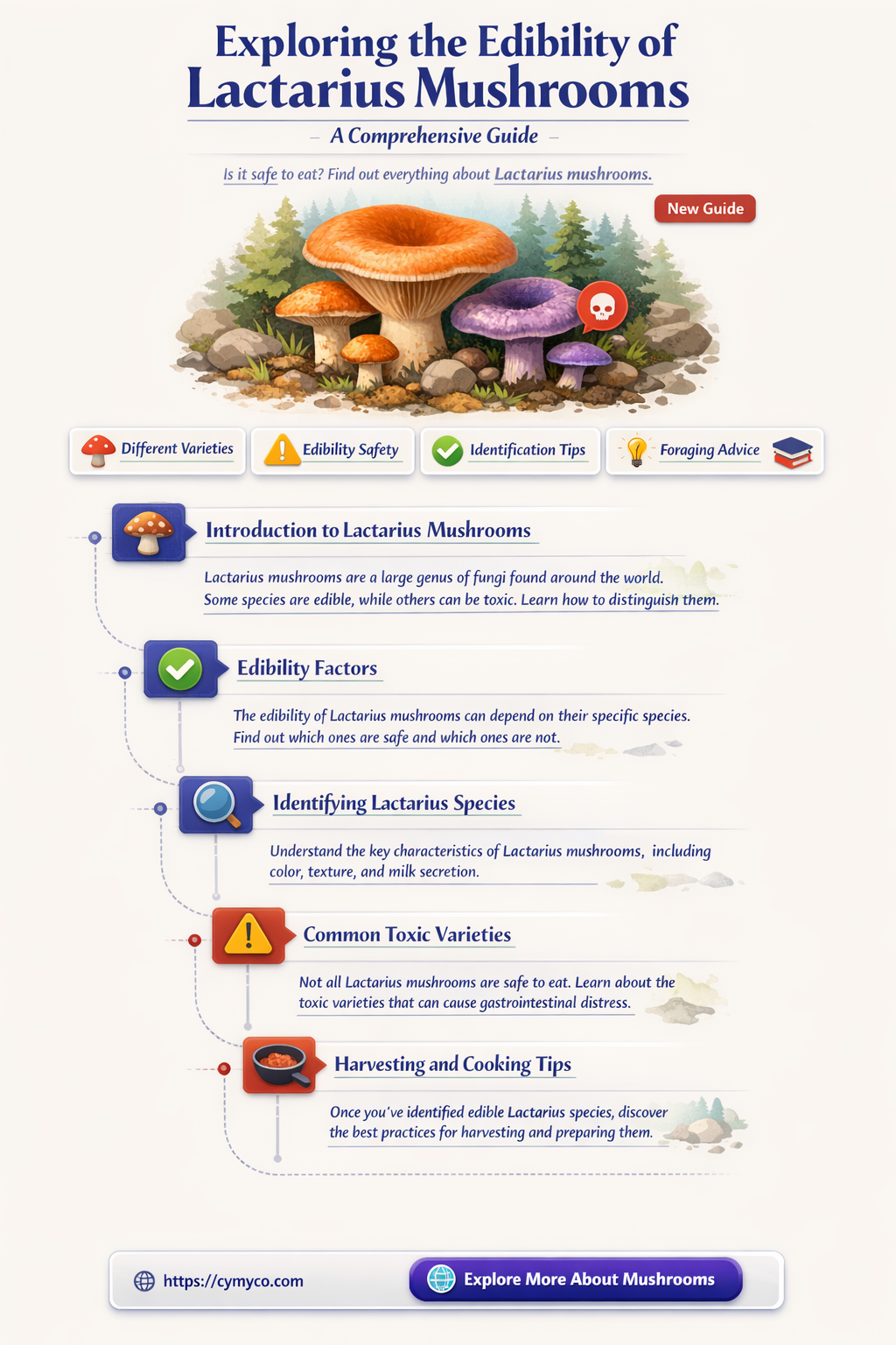 are all lactarius mushrooms edible