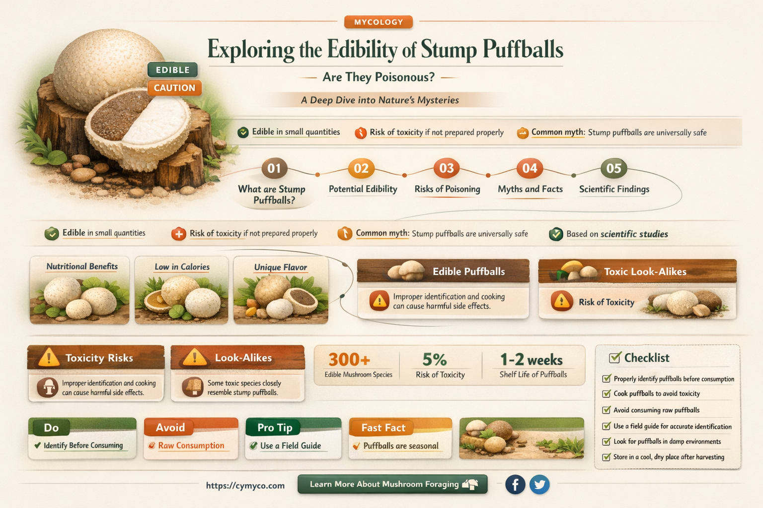 are stump puffballs poisonous