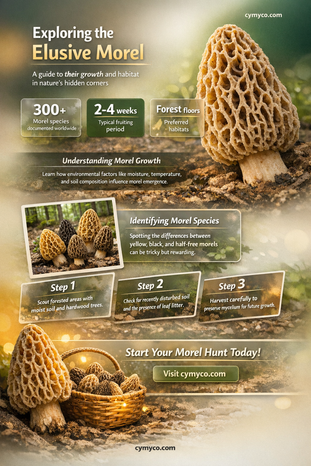 do morel mushrooms grow