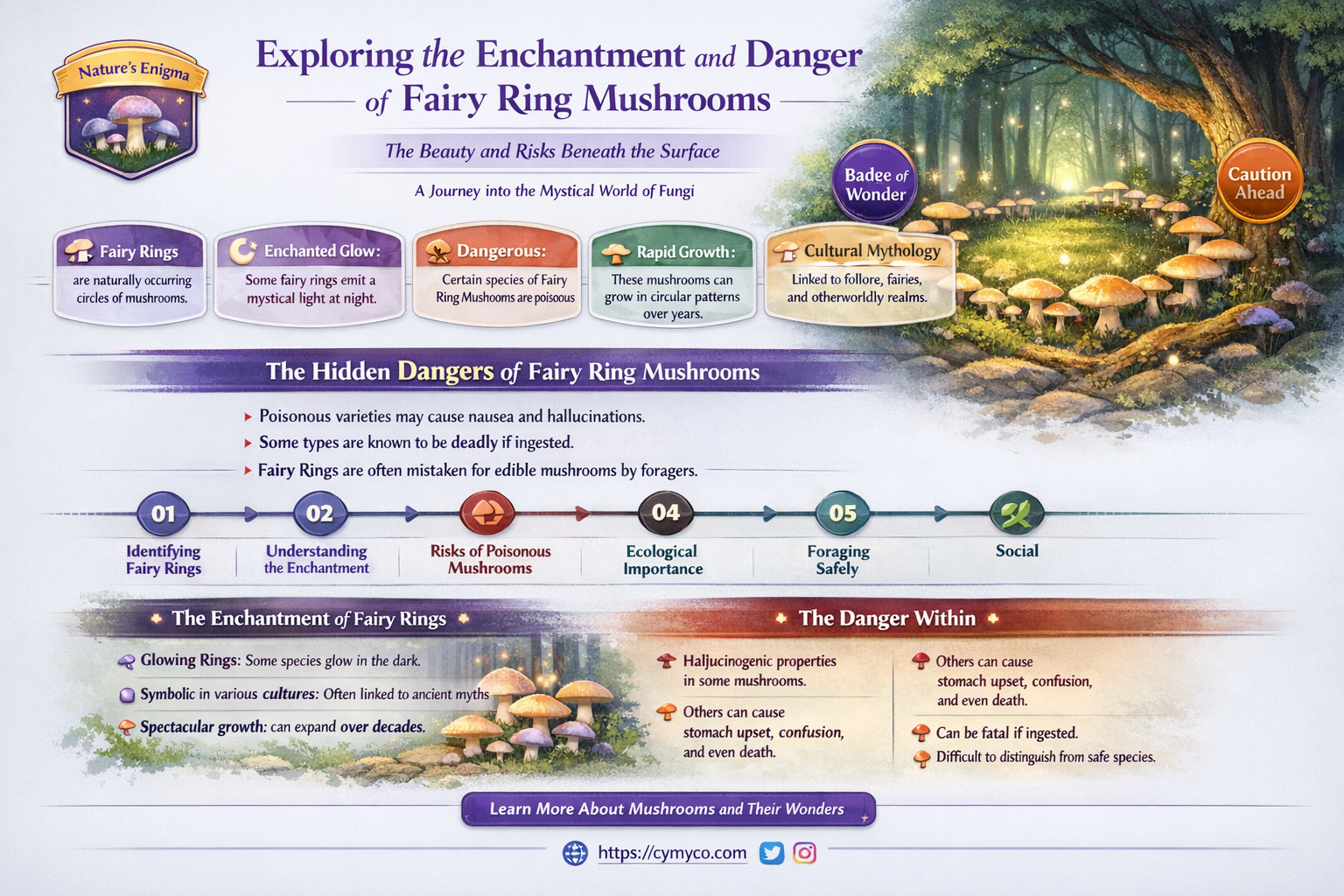 are any fairy ring mushrooms poisonous