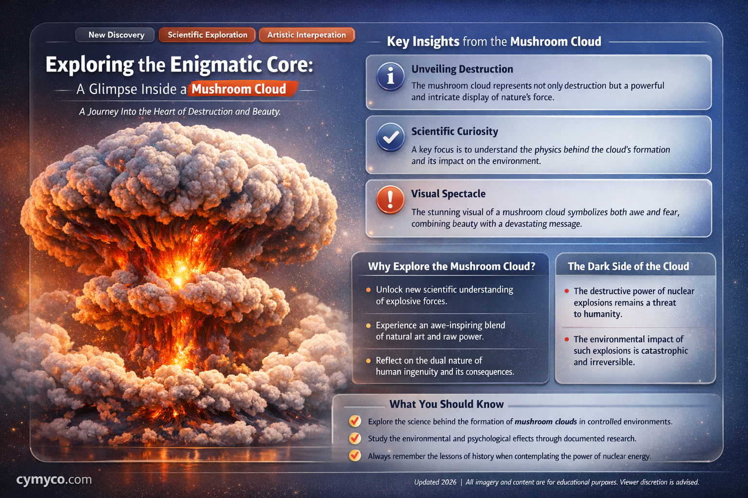 what would the interior of a mushroom cloud look like