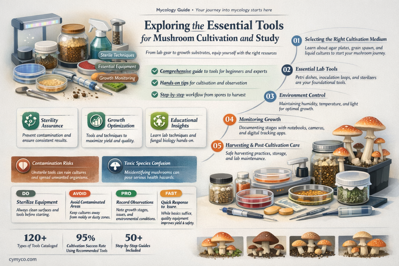 what equipment do you need for mycology