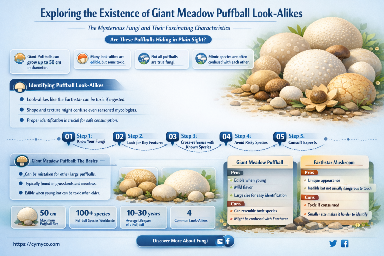 are there giant meadow puffball look alikes
