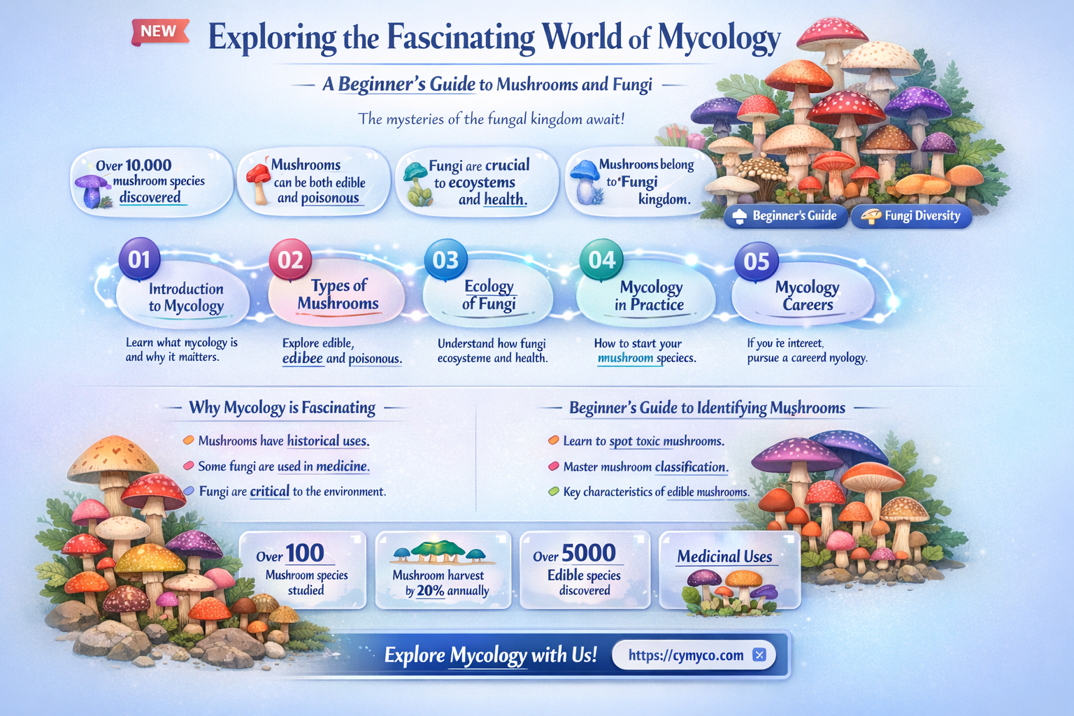 how to learn mycology