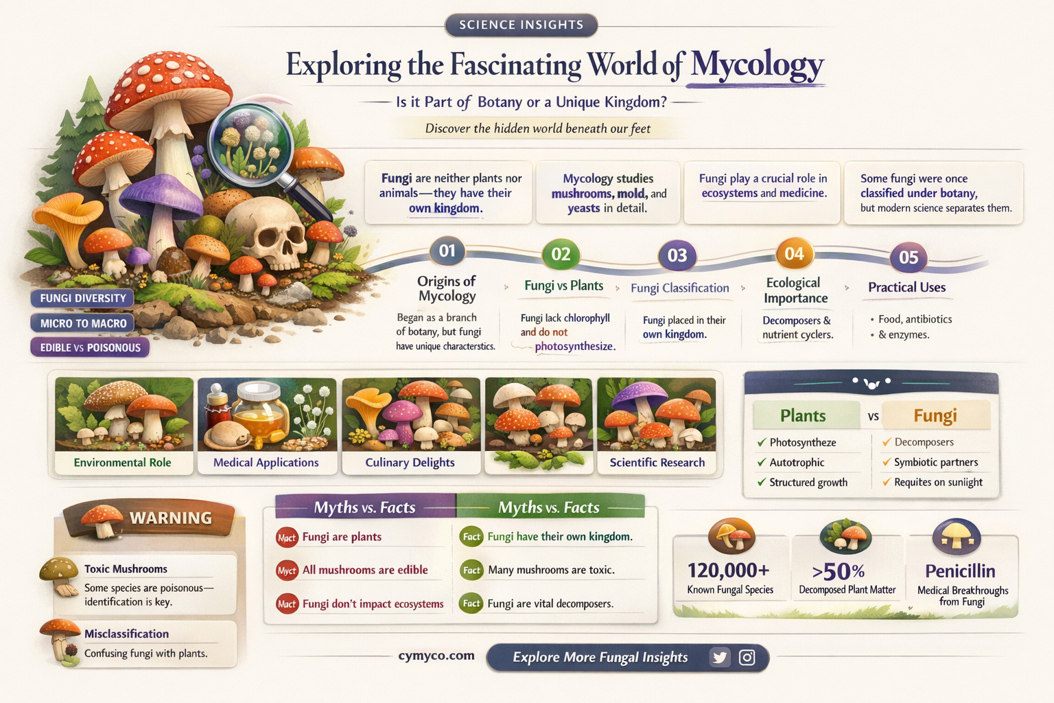 is mycology part of botany