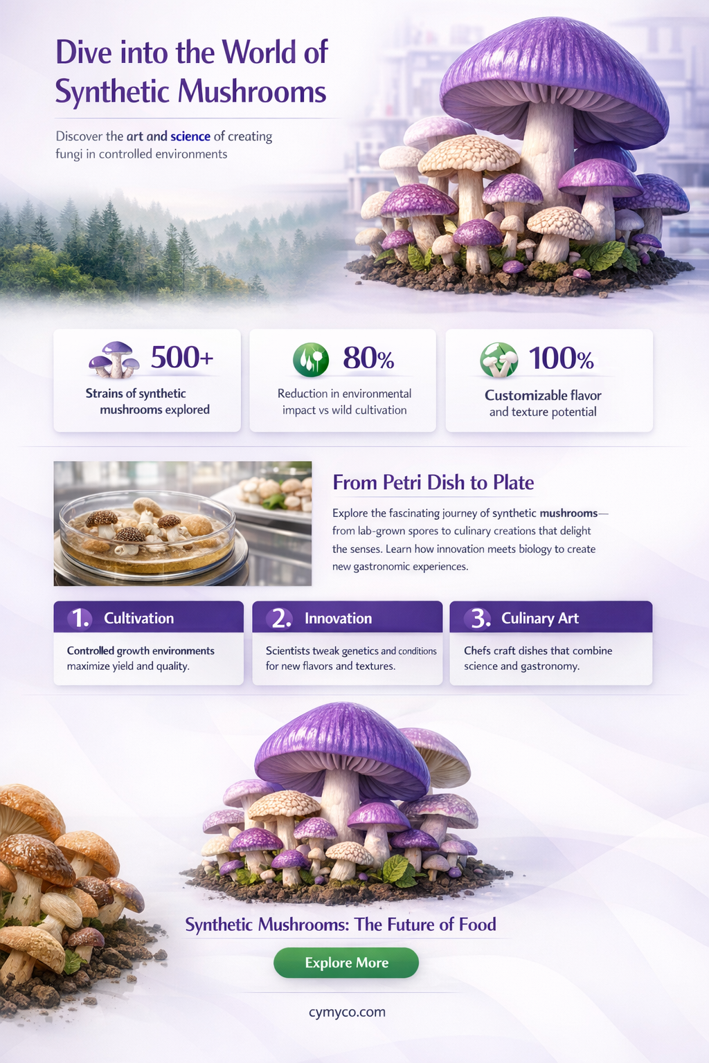 which most like mushrooms synthetic