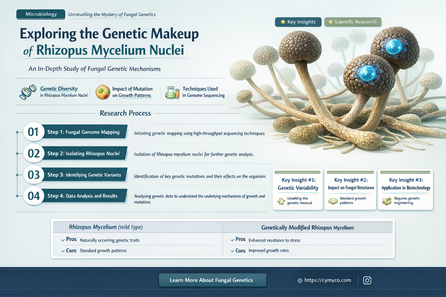 are the nuclei in the mycelium of rhizopus haploid