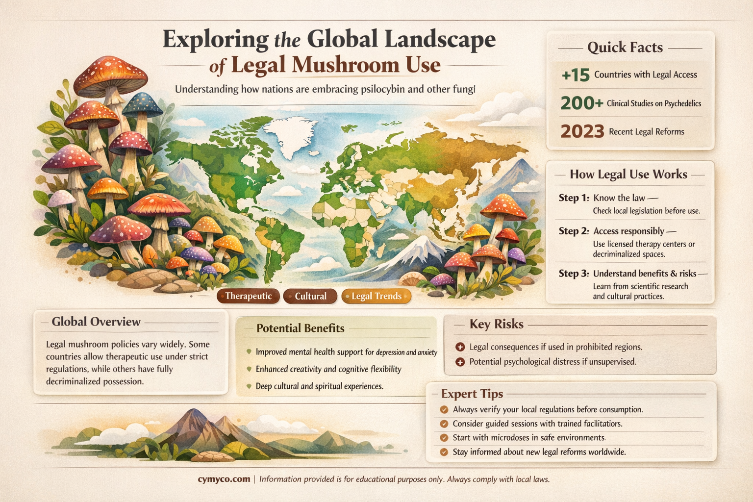 where are mushroom legal