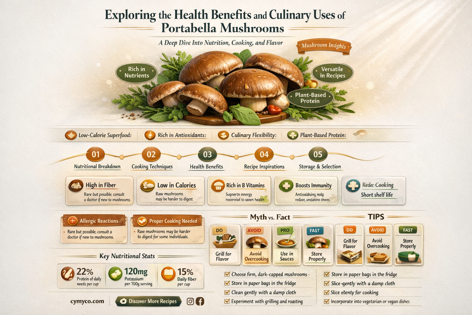 what are portabella mushrooms good for