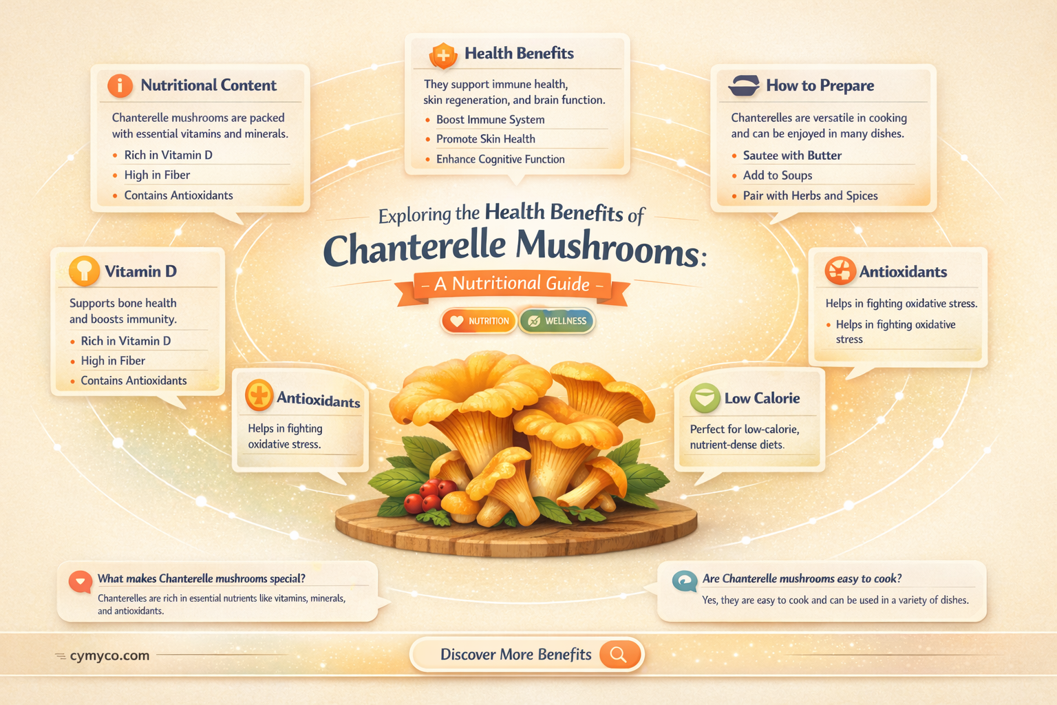 are chanterelle mushrooms good for you