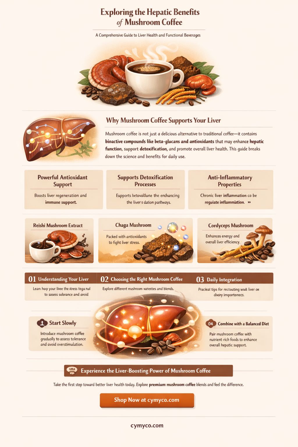 is mushroom coffee good for your liver