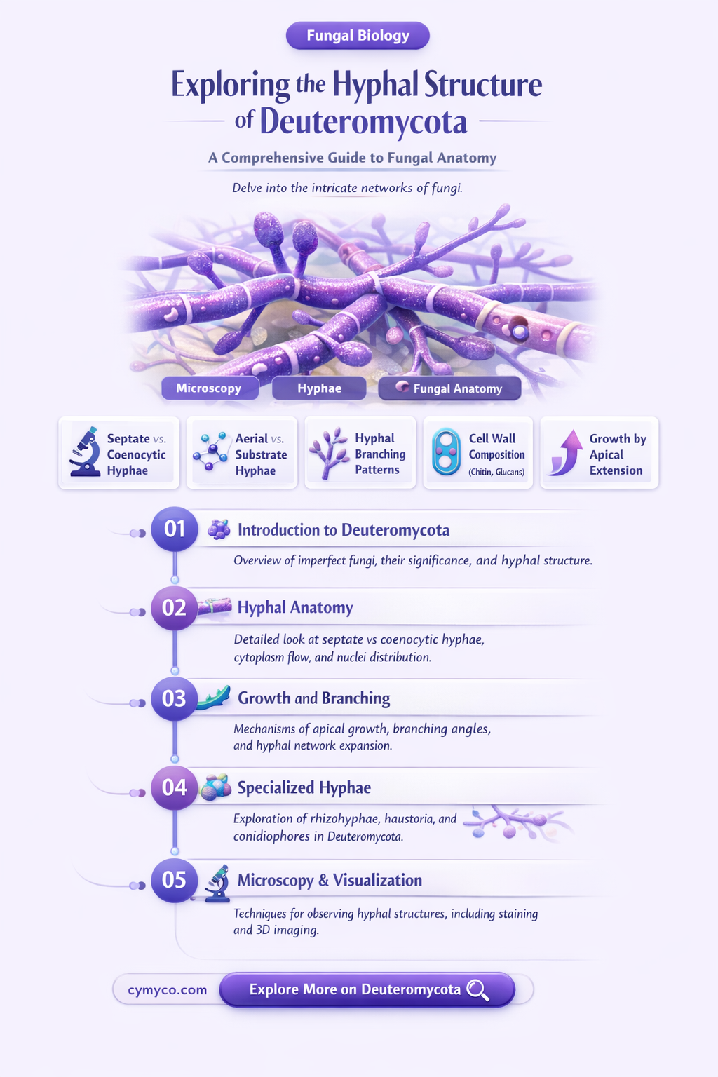 does deuromycota have hyphae