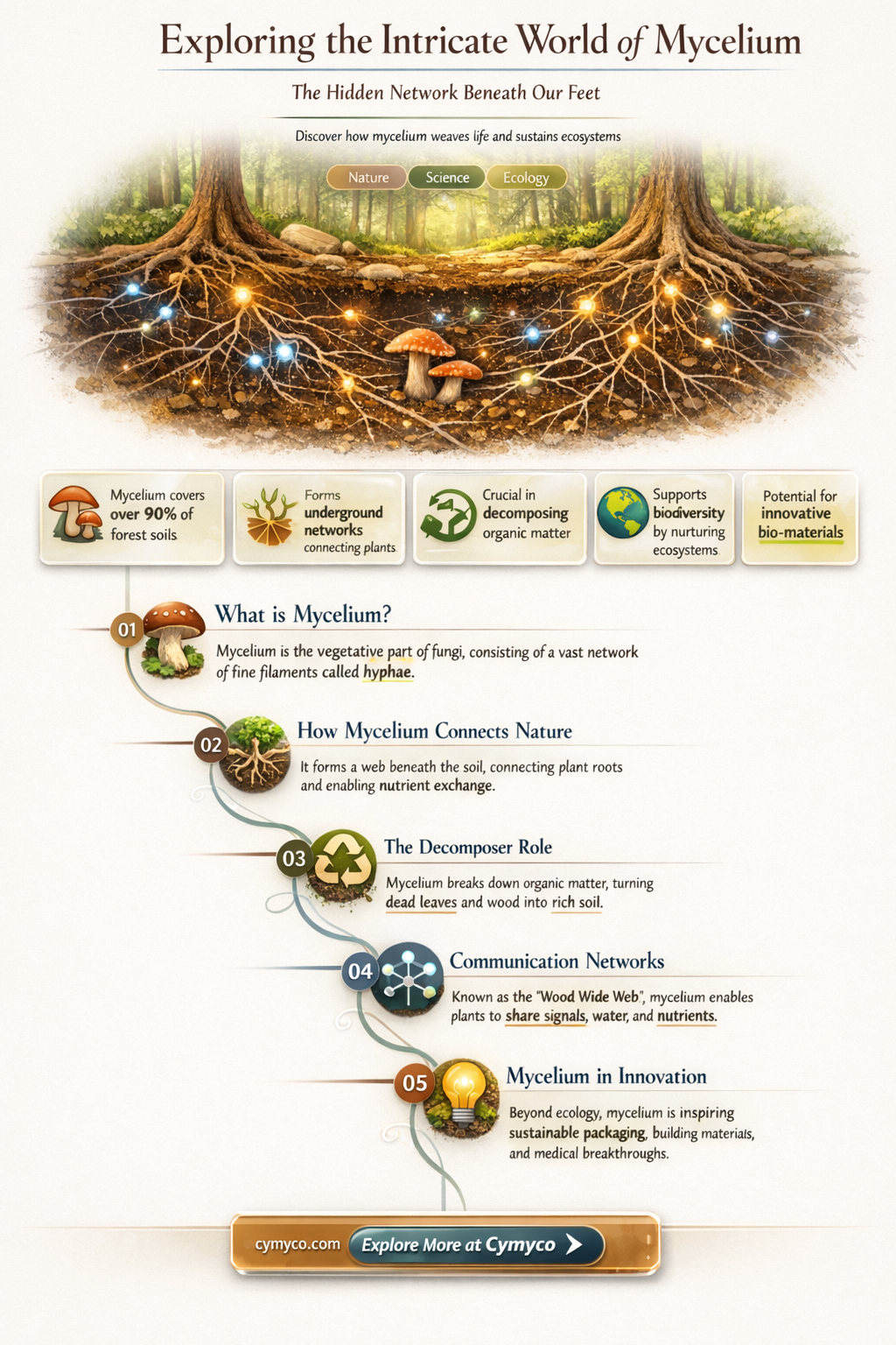 what is mycelium in fungi
