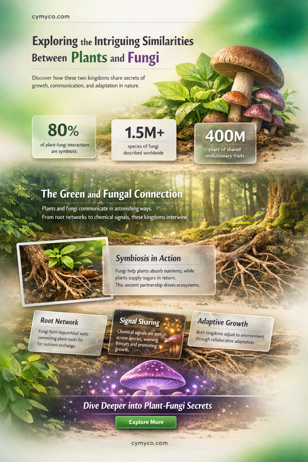 what do plants and fungi have in common