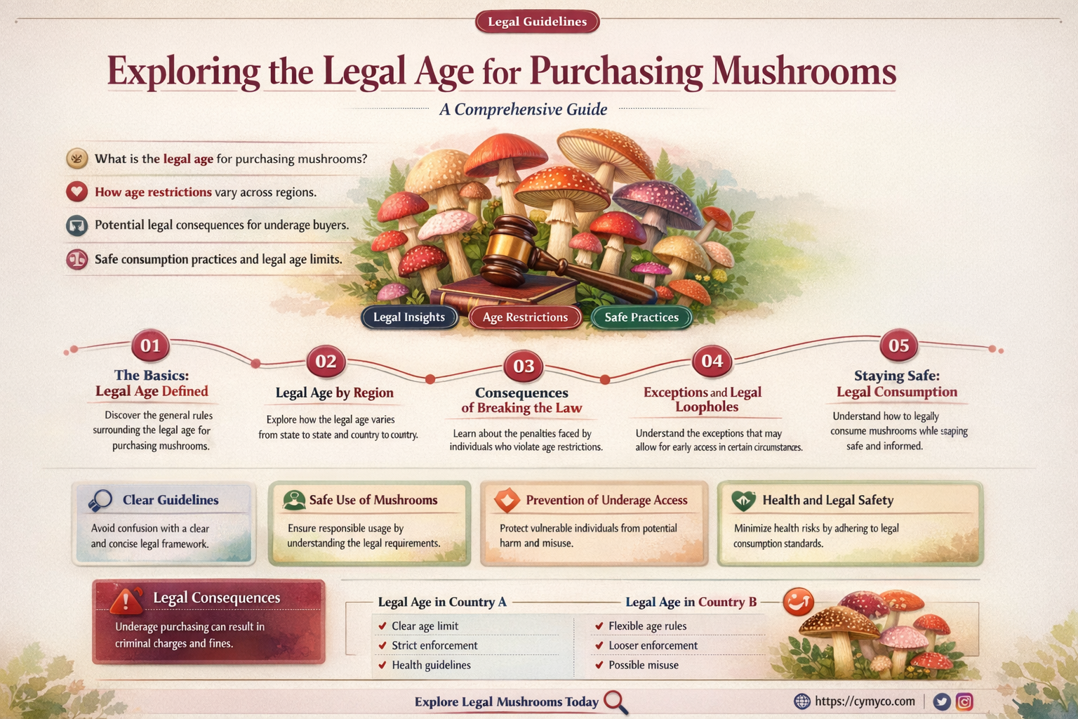 how old do you have to be to buy mushrooms