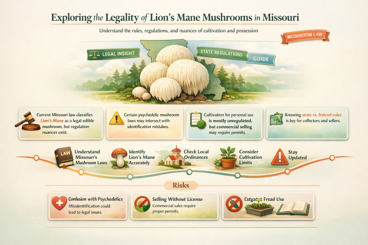 are lions mane mushrooms legal in missouri