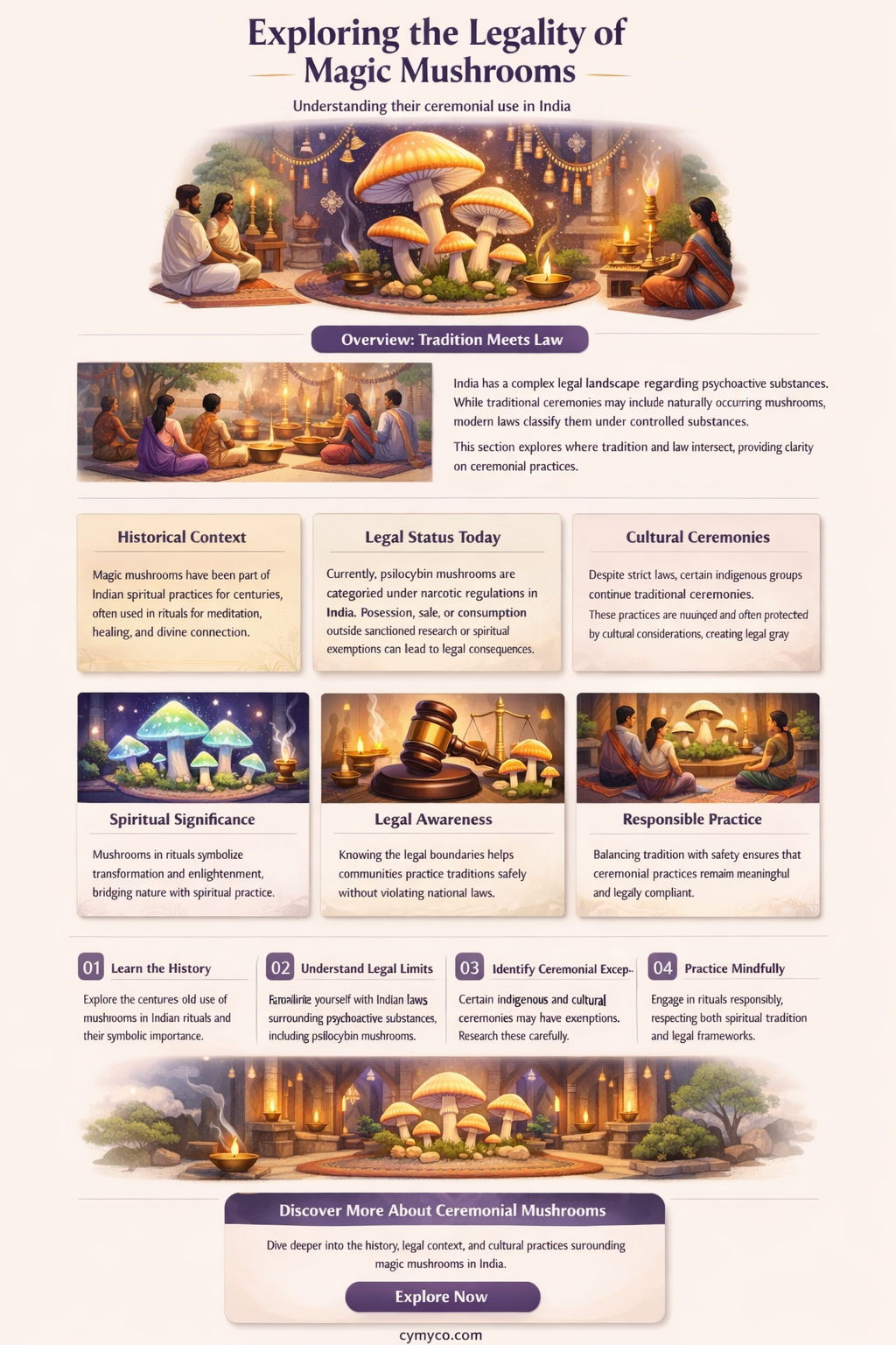 are majic mushrooms legal for a indian ceremony